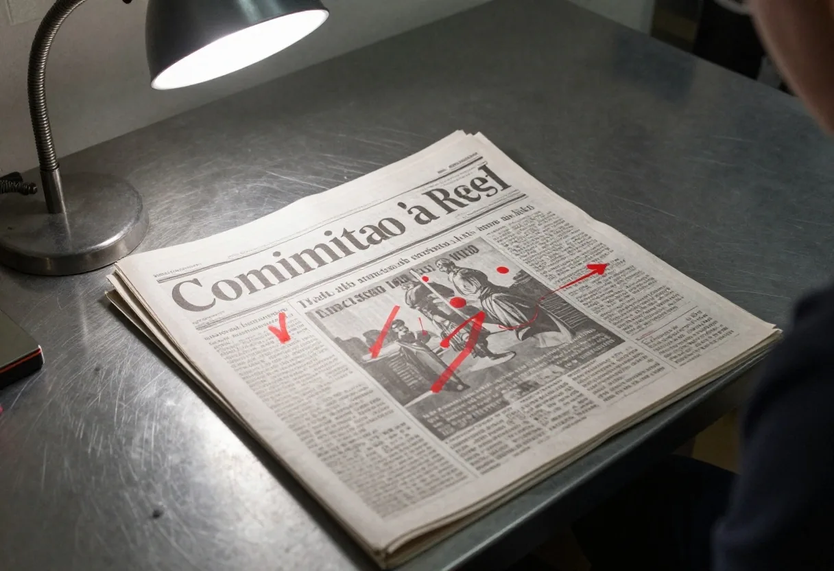 Bozza di stampa con correzioni della redazione