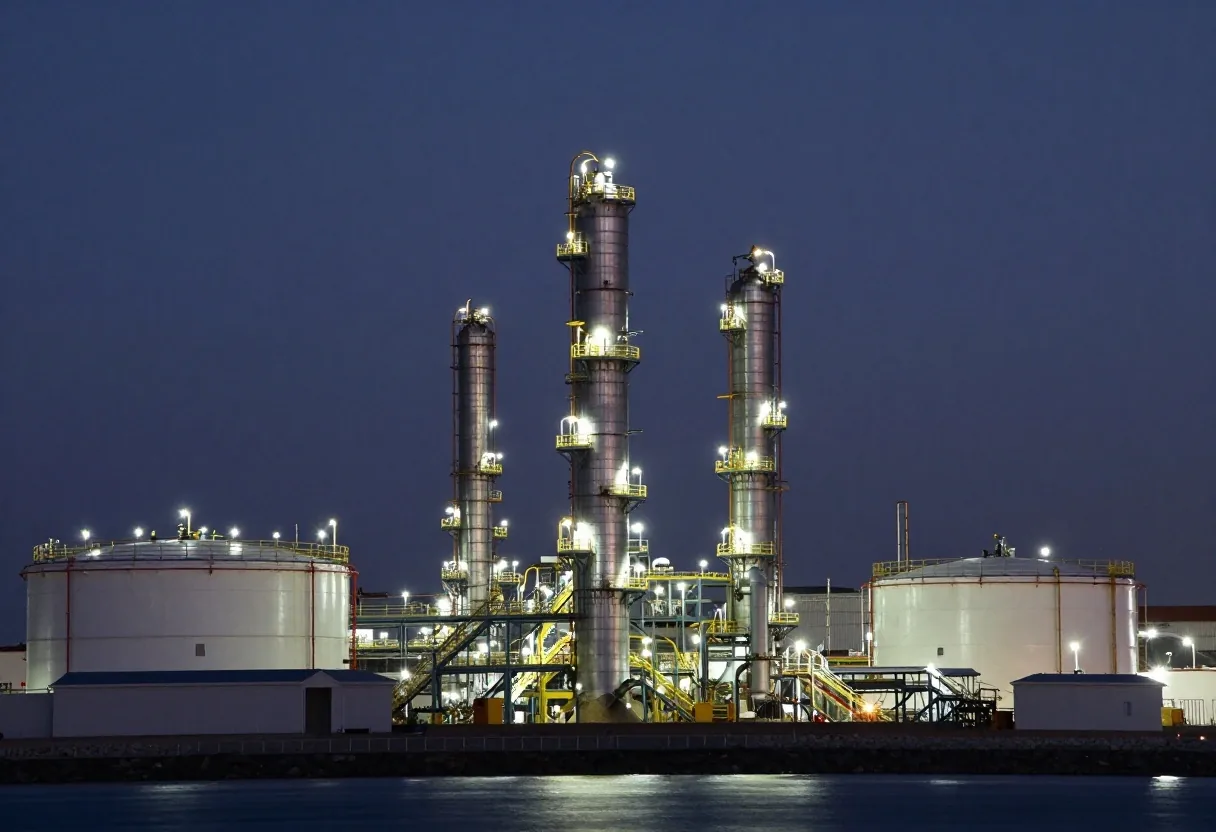 Impianti energetici di notte