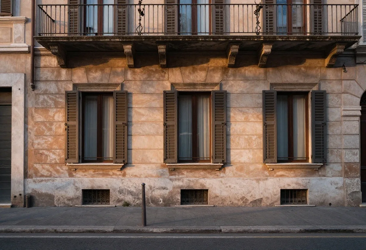 Palazzo residenziale a Prati al tramonto