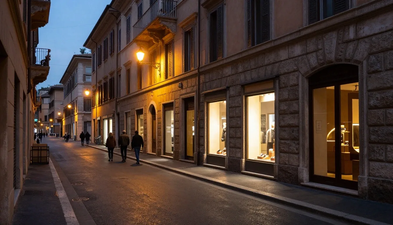Vita quotidiana nel quartiere Prati tra scuole e negozi